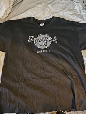 Vintage Hard Rock Cafe Black San Juan Logo Tee